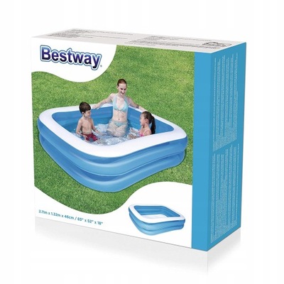 Basen dmuchany prostokątny Bestway 132 x 211 cm