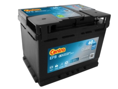 Акумулятор centra efb cl600 60ah 640a amper фото №1