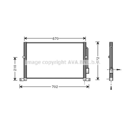 КОНДЕНСАТОР, КОНДИЦИОНЕР AVA QUALITY COOLING FD5302