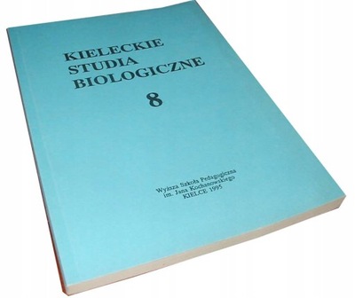 Kieleckie Studia Biologiczne 8 - PIJAWKI ZBIORNIKI