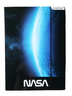 TECZKA Z GUMKĄ A4 KARTONOWA NASA