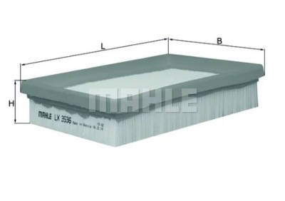 Mahle lx 3536 фільтр повітря фото №1