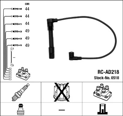 RC-AD218/NGK ACCIONAMIENTO WYS. NAP. VW NGK  