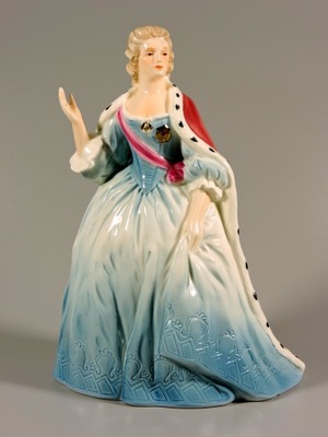 Figurka królowa caryca Katarzyna II Wielka porcelana Goebel