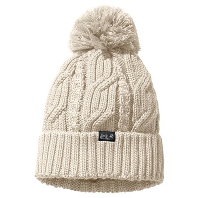 JACK WOLFSKIN Czapka STORMLOCK POMPOM BEANIE