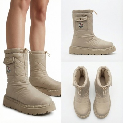 BRĄZOWE ŚNIEGOWCE DAMSKIE ELOIG 38