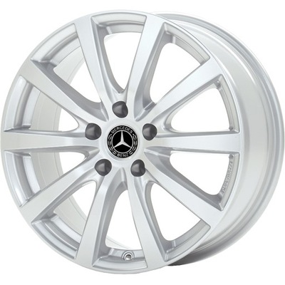 NEW ALLOY WHEELS (TITANIUM) MAKE PLATIN-MERCEDES 17