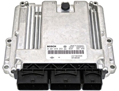Ecu renault master 2.3 dci 237102316r 0281019253 фото №1