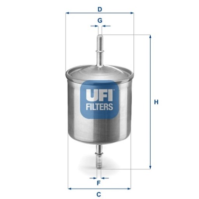 FILTRAS DEGALŲ UFI 31.846.00 