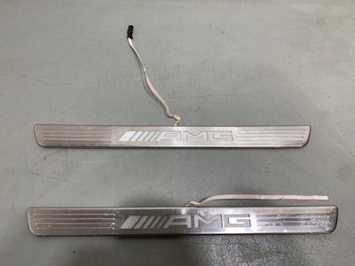 Накладки накладки порогові led mercedes gle w167 a1676861300 фото №1