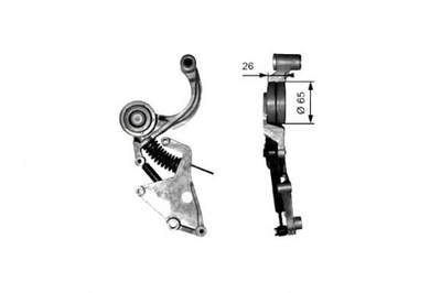 Gates натягувач ремінь багаторучейковий mini r50 r53 фото №1