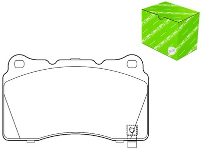 ZAPATAS DE FRENADO SUBARU IMPREZA WRX 01- PARTE DELANTERA VALEO  