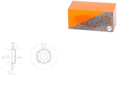 ДИСКИ ТОРМОЗНЫЕ ТОРМОЗНЫЕ 2 ШТУКИ. ПЕРЕД ŁADA LARGUS 1.6B 18- 5X20 6X4OTW