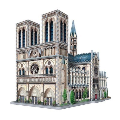 Wrebbit 3D puzzle katedra Notre Dame de Paris 830