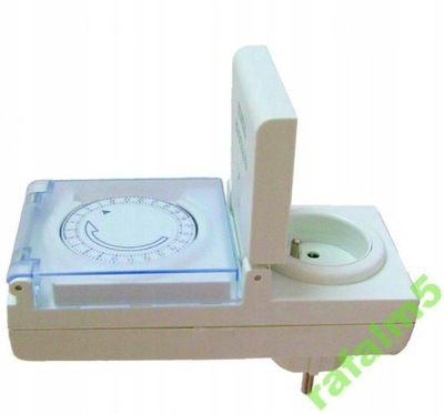 Czasomierz programator analogowy 230V 16A KLAPKA