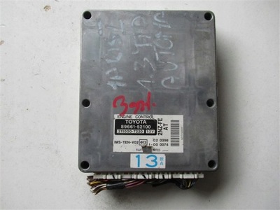 COMPUTADOR DEL MOTOR TOYOTA YARIS I 1.3 B 89661-52100  