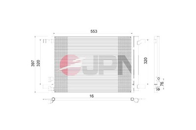 JPN КОНДЕНСАТОР КОНДИЦИОНЕРА