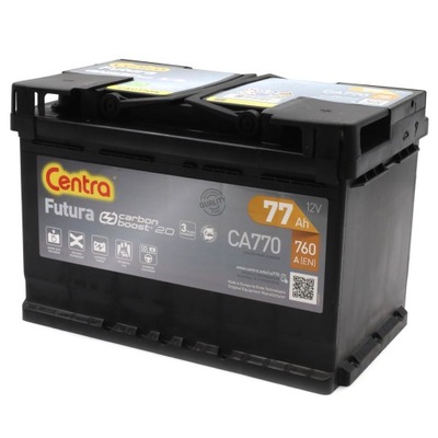 АКУМУЛЯТОР CENTRA FUTURA 77AH 760A CA770