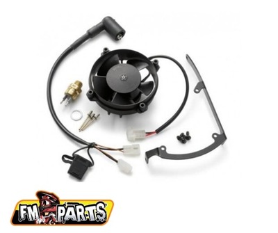 FM-PARTS JUEGO DE VENTILADOR DEL RADIADOR COMPUESTO KTM/HUSQVARNA '08-'17 (CON WL  