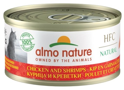 Almo Nature HFC Natural kurczak i krewetki 70 g