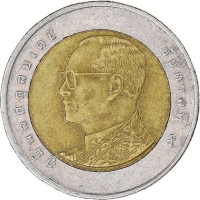 Moneta, Tajlandia, 10 Baht, 2011
