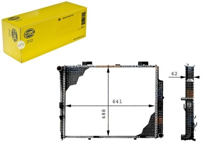 HELLA RADUADOR DEL MOTOR - SISTEMA DE REFRIGERACIÓN DEL MOTOR  