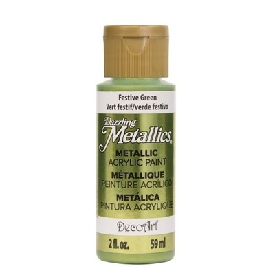 FARBA METALICZNA Dazzling Metallics zielona 59ml