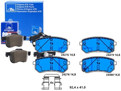 Тормозные колодки тормозные hyundai задняя i10 1,0-1,2 08- ate фото №1