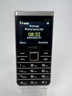 TELEFON MAXCOM MM760 DUAL SIM + ŁADOWARKA