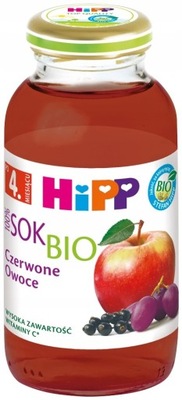 HiPP BIO 100% sok owocowy witamina C 4m+ 200 ml