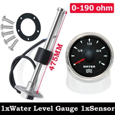 AD 7 COLOR BACKLIGHT 52MM WATER LEVEL GAUGE WATER LEVEL СЕНСОР 0~1~78877