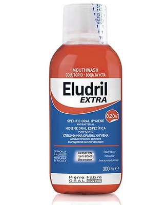 Eludril Extra Płyn do płukania jamy ustnej, 300 ml
