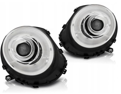 Фонари фары mini cooper 06-14 хром led фото №1