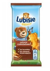 Lubisie Ciastko biszkoptowe z czekoladą