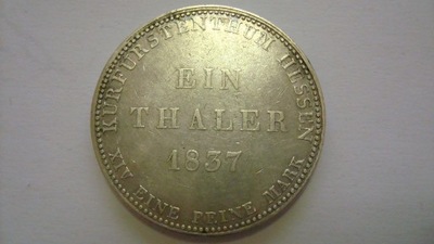 Niemcy - Hesja - Talar 1837 stan 3+