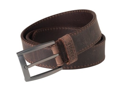 PASEK HARKILA ARVAK LEATHER BELT DEEP BROWN 120