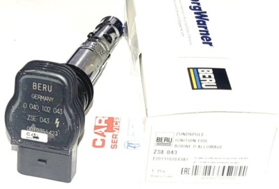 Котушка запалювання beru zse043 audi a4 a6 1.8t 2.0 alt фото №1