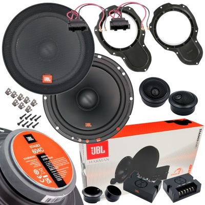 JBL ISOLATED STAGE2 604C DISTANCE SPEAKERS FOR VW PASSAT 56 B7 CC FRONT  