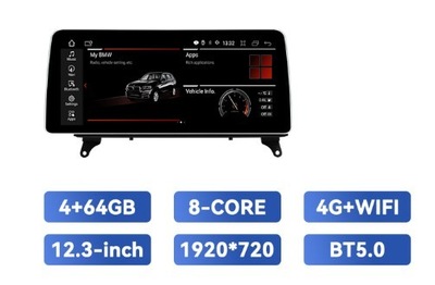 RADIO ANDROID BMW X5 E70 X6 E71 GPS WIFI LTE 4/64  