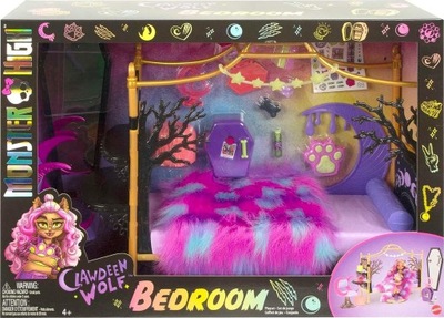 MATTEL Monster High Clawdeen Wolf Bedroom Zestaw