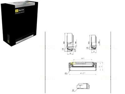 Starline подшипник колеса комплект задняя citroen jumper f фото №1