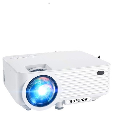 Projektor rzutnik LED HOMPOW T25 biały E15A49