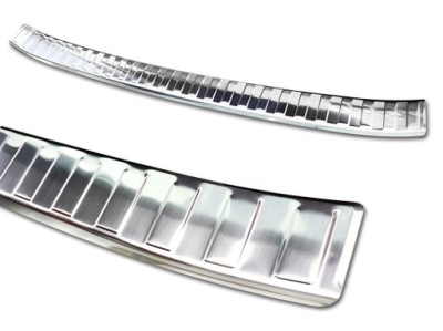 Mercedes a class w177 молдинг стальной накладка na бампер задняя фото №1