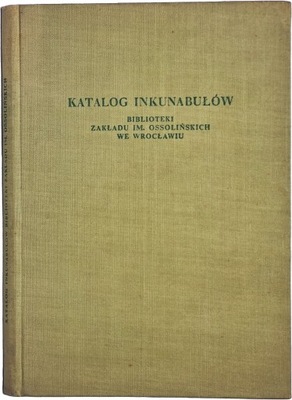 K. Piekarski - Katalog Inkunabułów