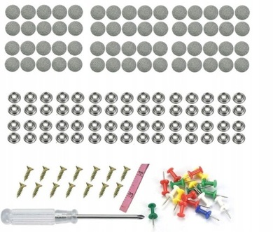 Заклепки do ремонту стельовий автомобільний szary 62 szt фото №1
