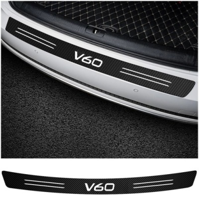 Наклейка пленка защитная бампер volvo v60 фото №1
