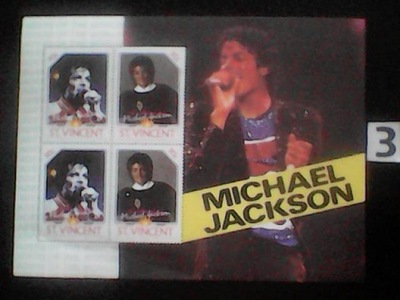 Sławni ludzie , Michael Jackson , St.Vincent MNH