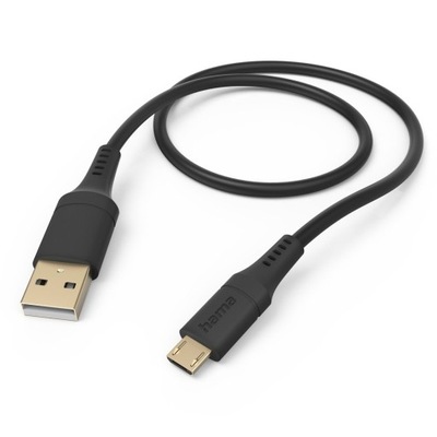 Hama KABEL ładujący USB-A - MICRO-USB 1,5m czarny