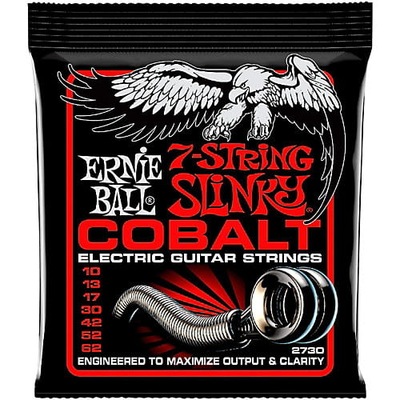 Struny Ernie Ball 7 Cobalt Slinky 10-62 (2730)