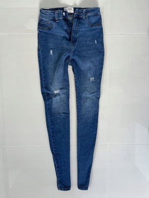 TALLY WEIJL dzinsy spodnie jeans Wysoki stan 36